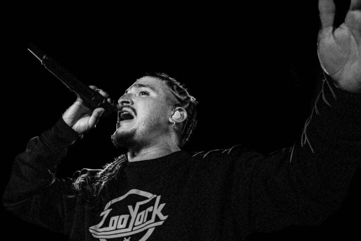 Alonso Pollo González de Santaferia canta con los brazos abiertos en La Maestra Vida