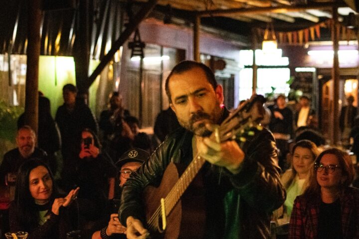 Ángelo Pierattini en la Quinta Newka, ciudad de Los Ángeles