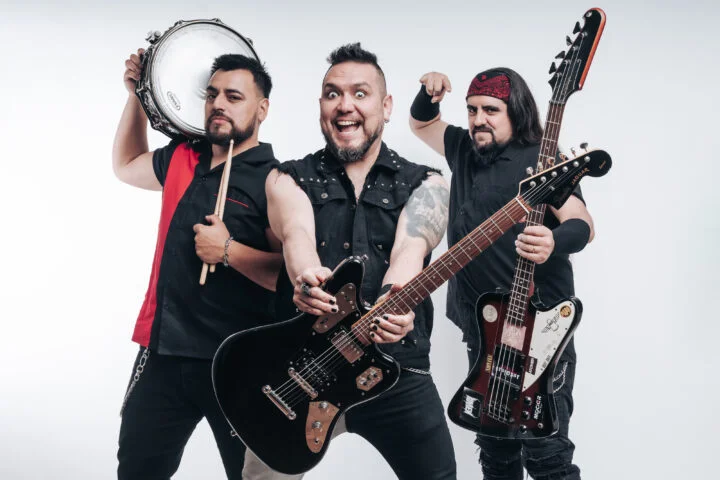 los integrantes de la banda chilena MAL PROFESOR