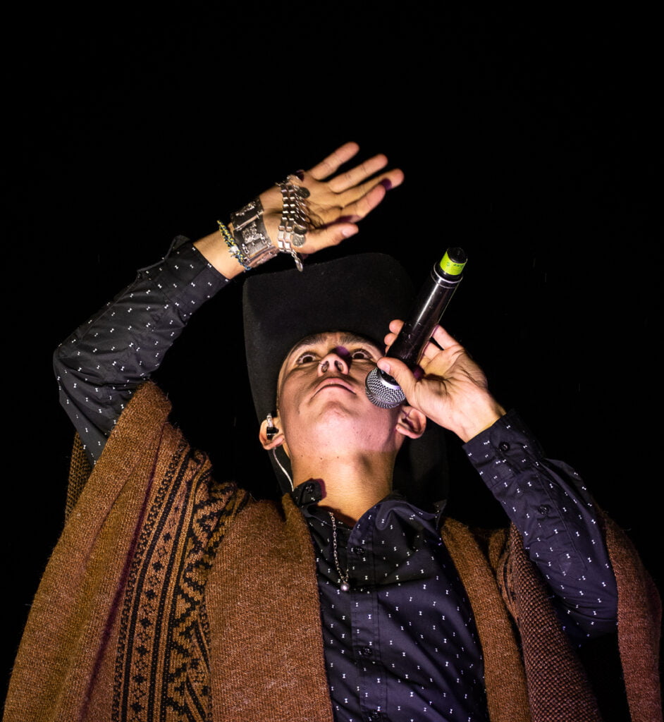 Los Peñis del Sur en el Festival Ülkantun 2024 de Alto Biobío  / Foto: Arturo Ledezma - Fanky.cl