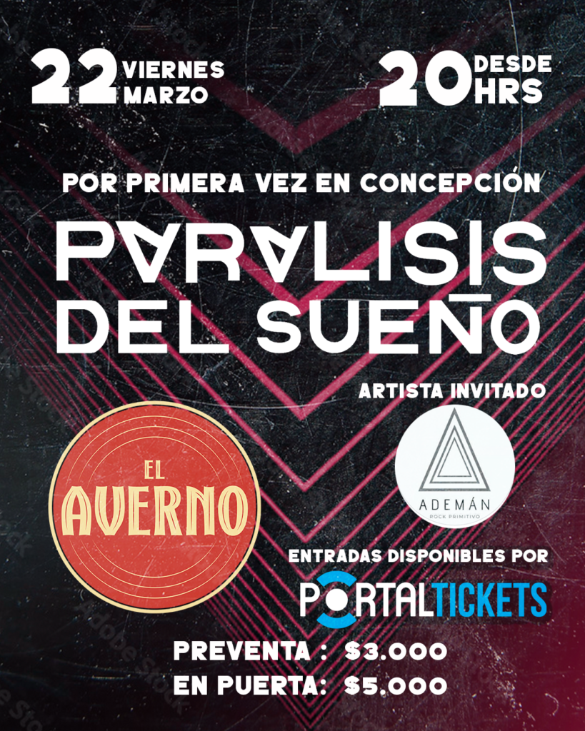 "Parálisis del sueño" anuncia conciertos en Santiago y Concepción 2 paralisis del sueno en concepcion