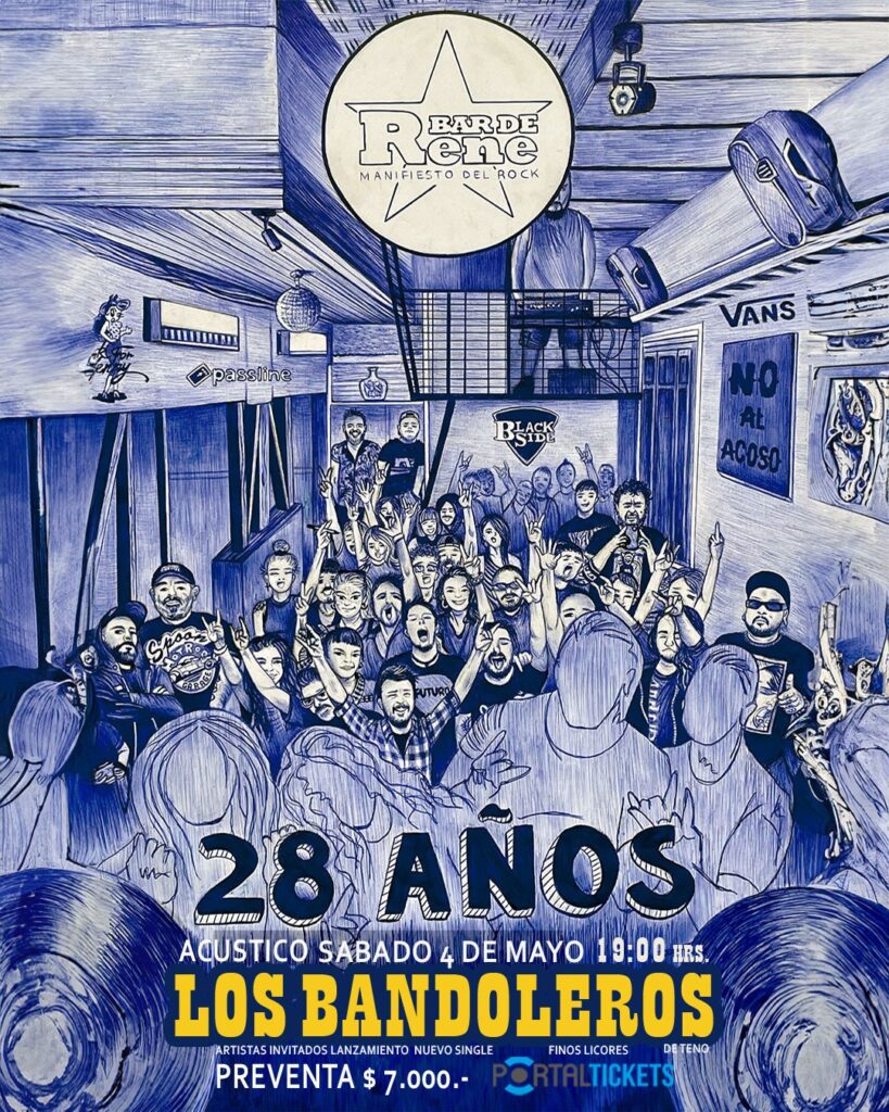 Los Bandoleros de Teno presentan sus "Finos licores" en la celebración de los 28 años del Bar de René 1 los bandoleros de teno en el bar de rene