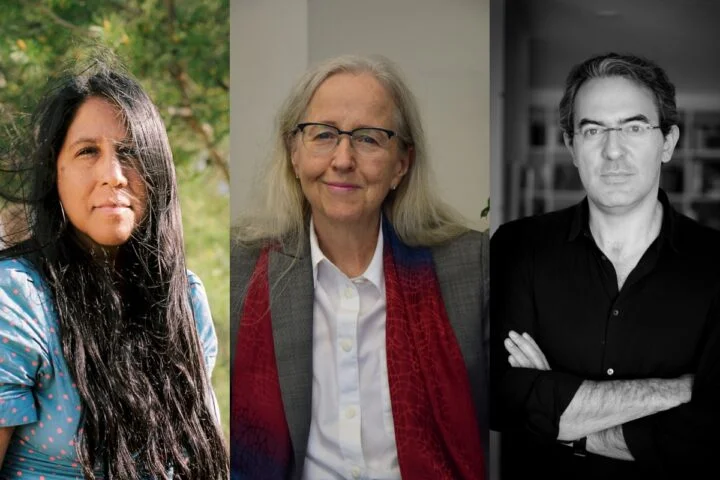 Gabriela Wiener, Elizabeth Horan y Juan Gabriel Vásquez.